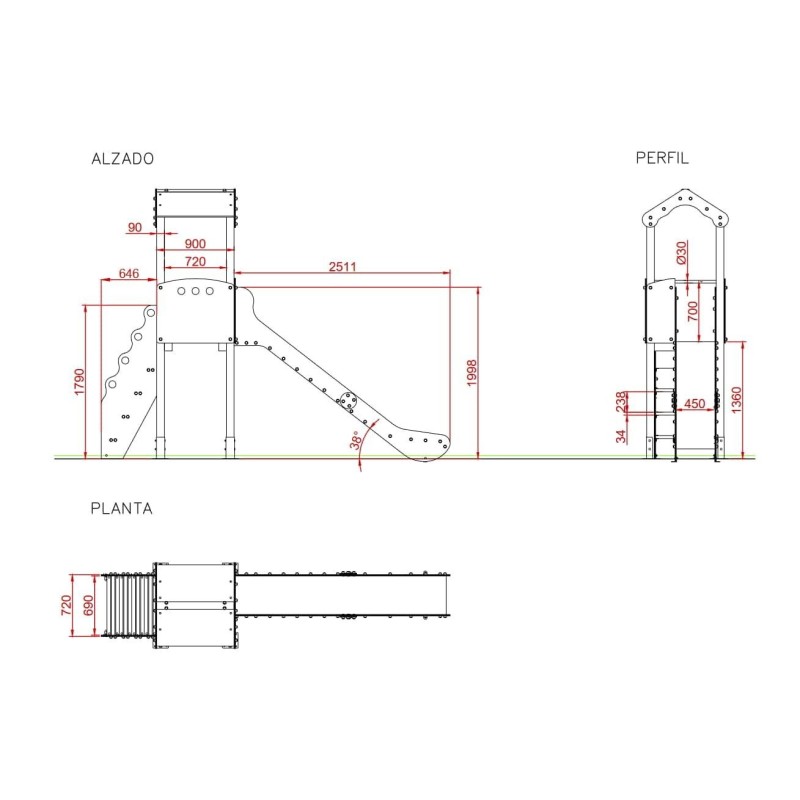 Parc infantil SINGAPUR (torre tobogan)