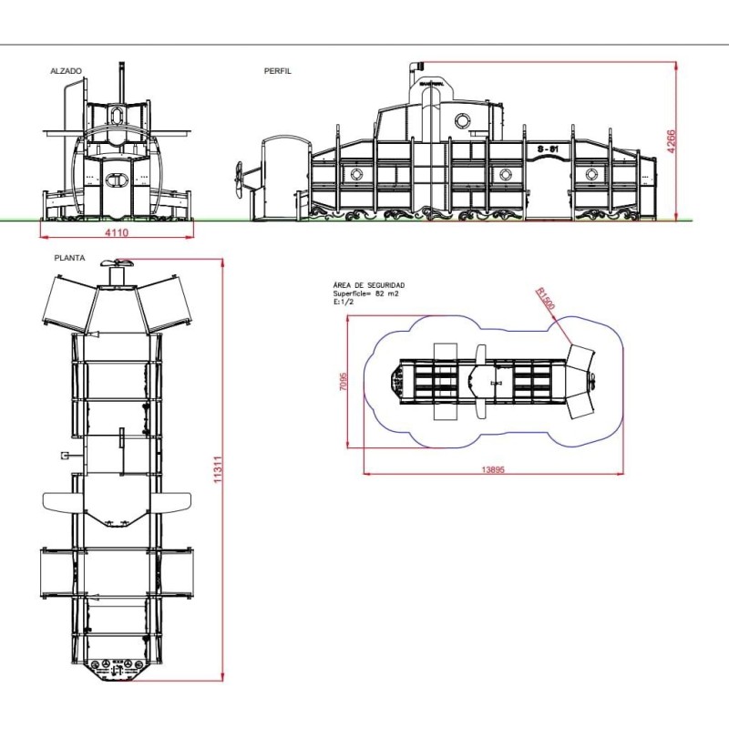Parque infantil SUBMARINO ISAAC PERAL