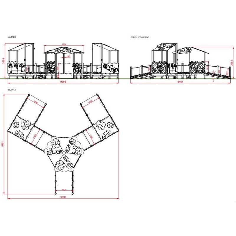 Parque infantil TANZANIA adaptado