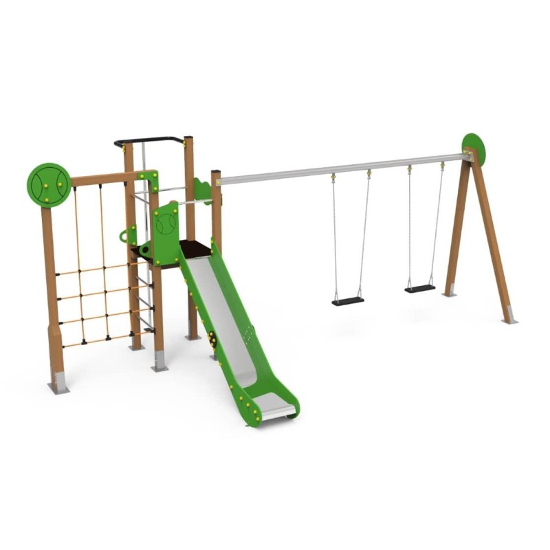 Parque infantil TENIS con columpio doble