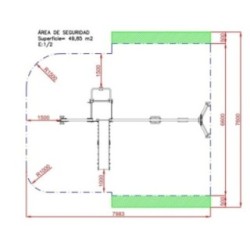 Parque infantil TENIS con columpio doble