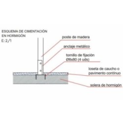 Parque infantil TENIS con columpio doble