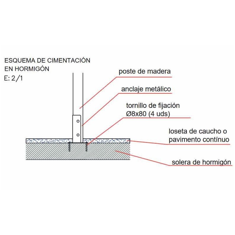 Parque infantil TENIS con columpio doble