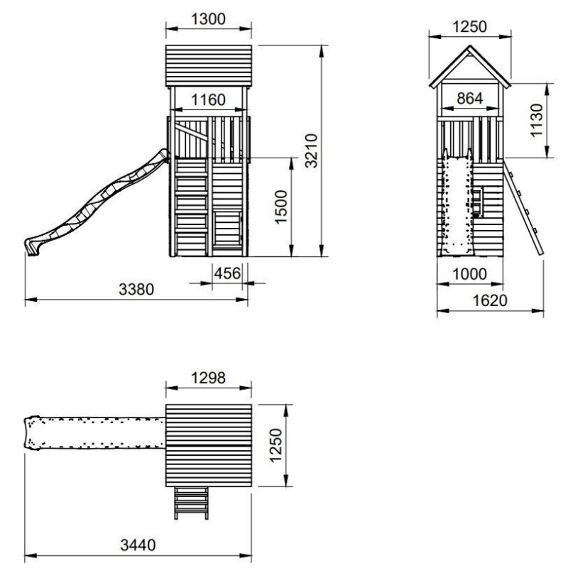 Parque infantil Masgames Tibidabo XL con casita