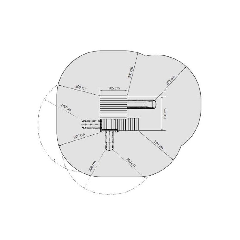 Parque infantil Masgames Cascade L