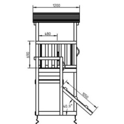 Parque infantil Masgames Cascade L