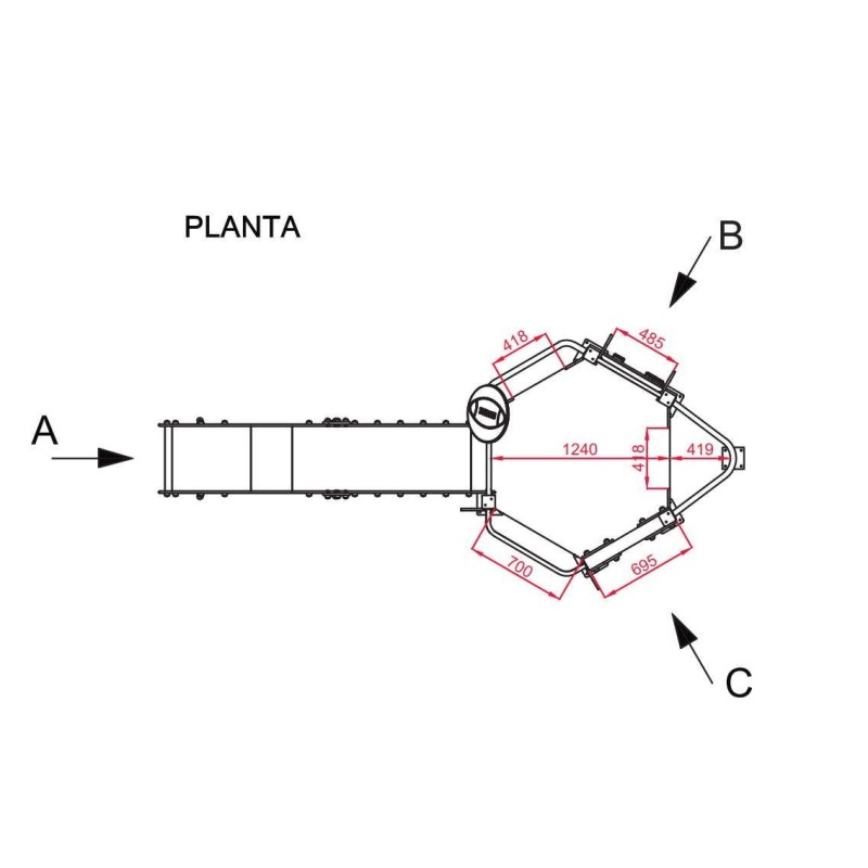 Parc infantil TORRE HEXAGONAL