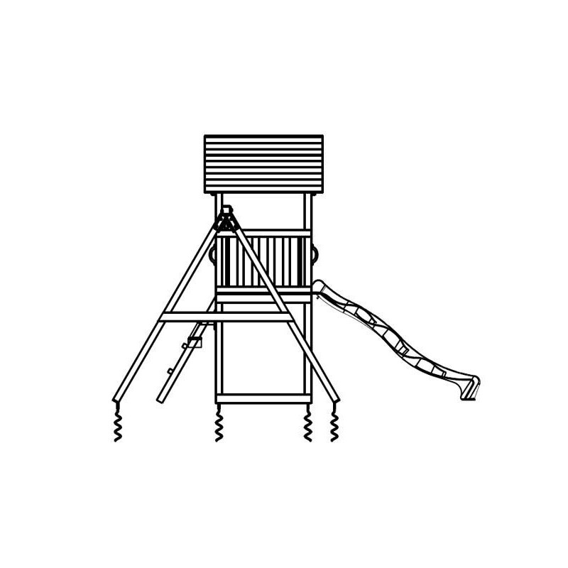 Parc infantil Masgames Kiosk L + Gronxador