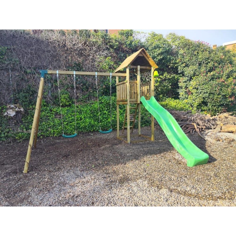 Parque infantil Masgames Kiosk XL + Columpio