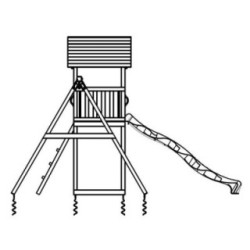 Parque infantil Masgames Kiosk XL + Columpio