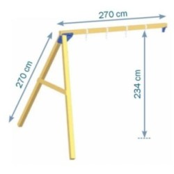 Parque infantil Masgames Kiosk XL + Columpio