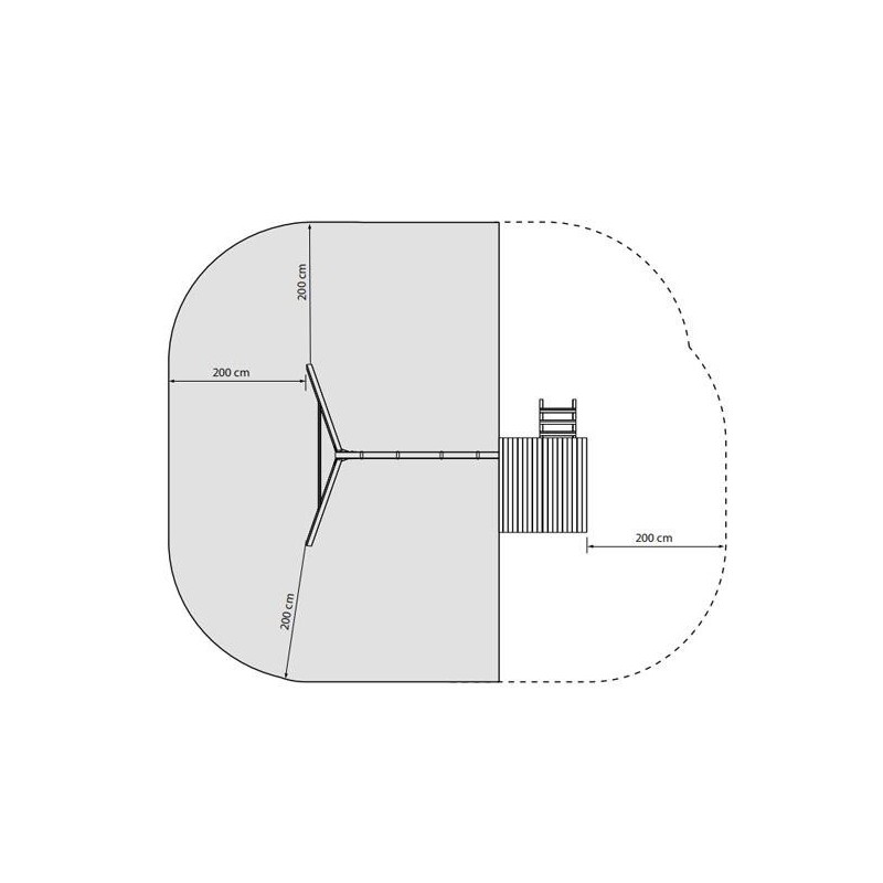 Parque infantil Masgames Kiosk XL + Columpio