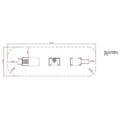 Parque infantil Comboio da mina: Locomotiva + 2 vagões
