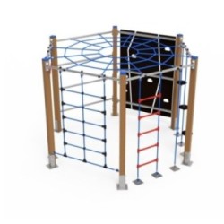 Parc infantil escalada HEXAGONAL