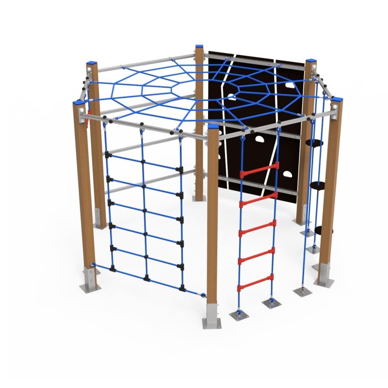Parque infantil escalada HEXAGONAL