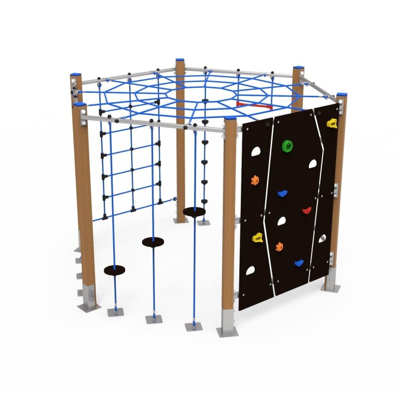 Parque infantil escalada HEXAGONAL