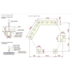 Parque infantil escalada HEXAGONAL