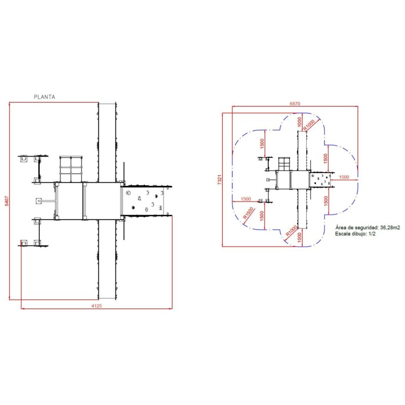 Parque infantil TRICERATOPS