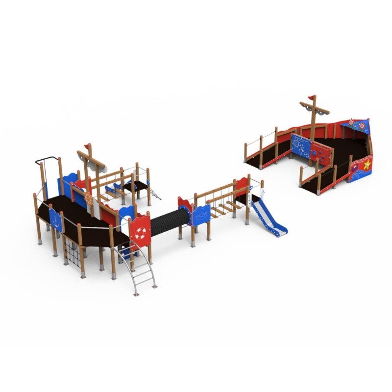 Parque infantil Adaptado BARCO TRANSATLÁNTICO