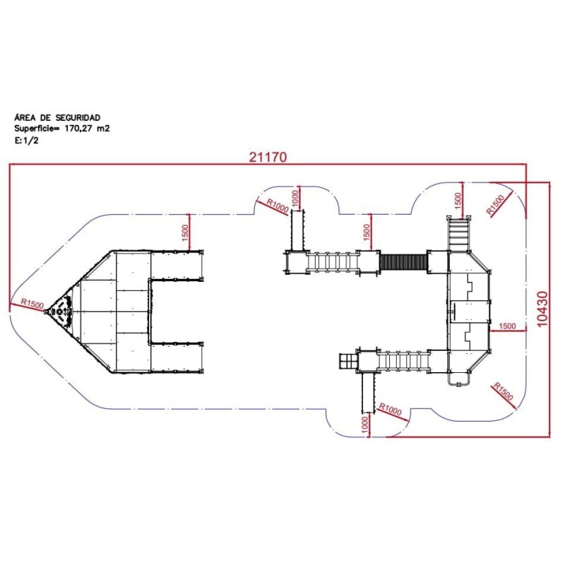 Parque infantil Adaptado BARCO TRANSATLÁNTICO