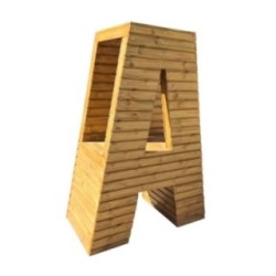 Parque Letra gigante MASGAMES ALPHAPLAY