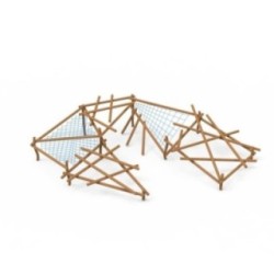 Parque de madera de robínia MIKADO MONTPOL