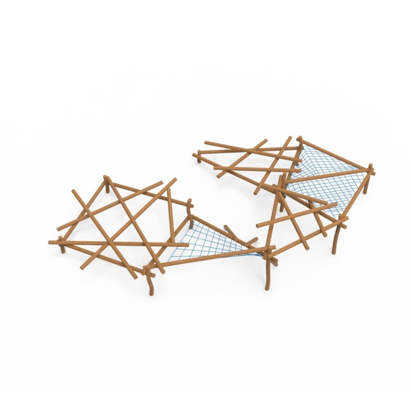 Parc infantil de fusta de robínia MIKADO MONTPOL