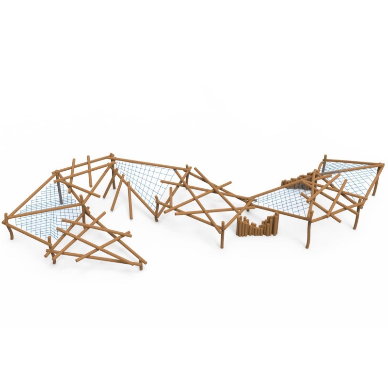 Parque de madera de robínia MIKADO URGELL