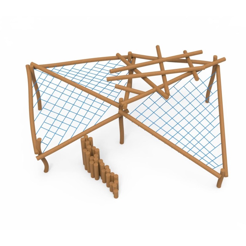 Parque de madera de robínia MIKADO URUS