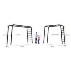 Parque metálico BERG Playbase Medium Swing Set