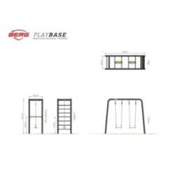 Parque metálico BERG Playbase Medium Toddler Set
