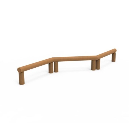 Pasarela de equilibrio de madera de robinia GoldenGate
