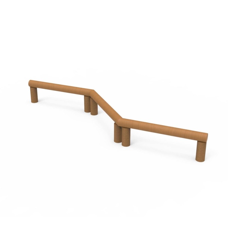 Pasarela de equilibrio de madera de robinia GoldenGate