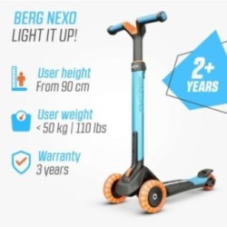 Patinete BERG Nexo Lights Azul
