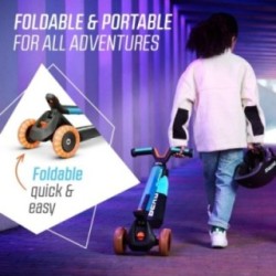 Patinete BERG Nexo Lights Plataforma LED Azul