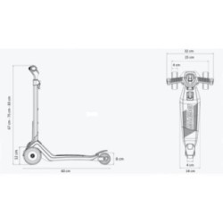 Patinete BERG Nexo Lights Plataforma LED Lima