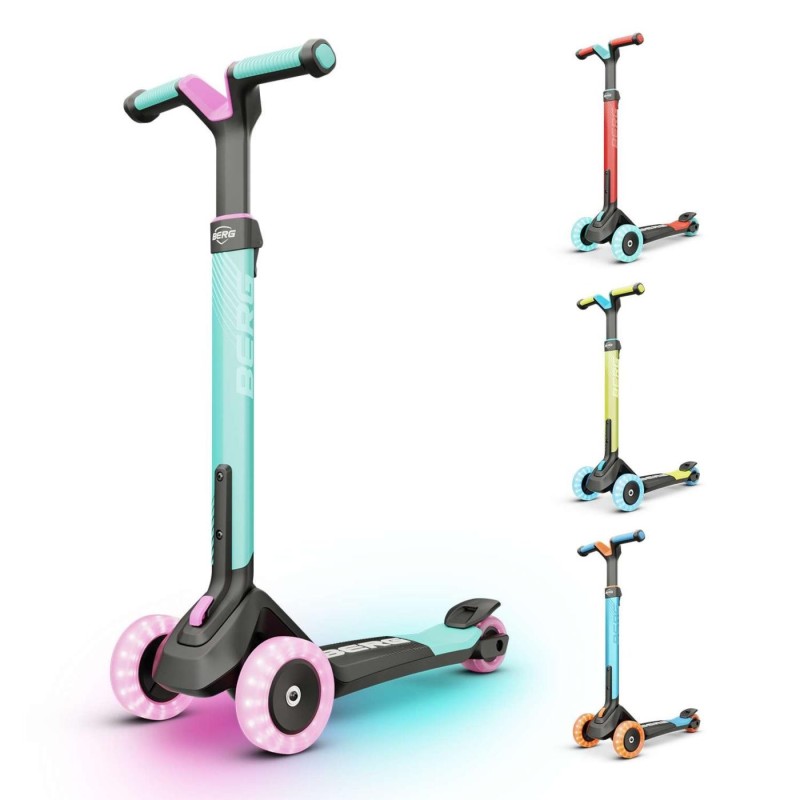 Patinete BERG Nexo Lights Plataforma LED Menta