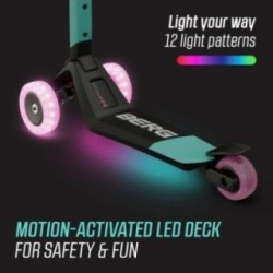 Patinete BERG Nexo Lights Plataforma LED Menta