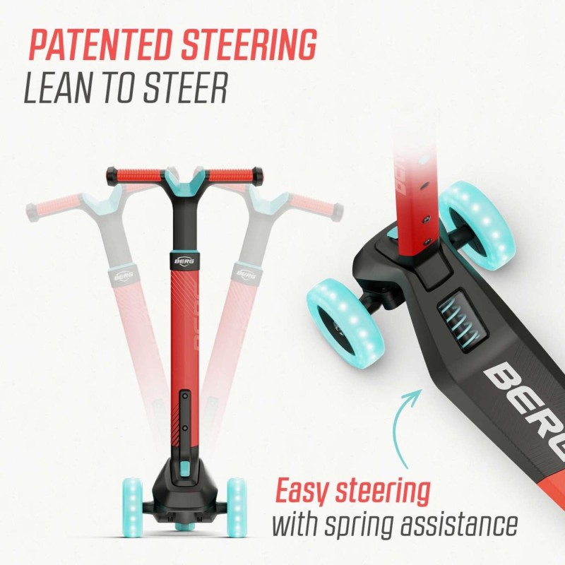 Trotinete BERG NEXO Lights Vermelho