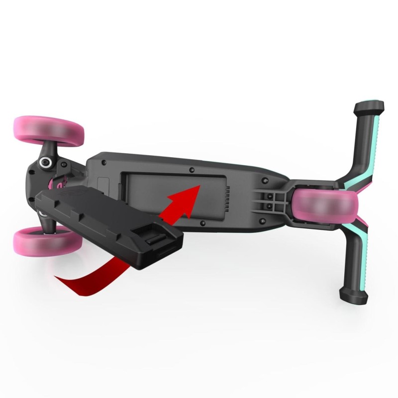 Patinete BERG Nexo Lights Plataforma Magnética Rojo