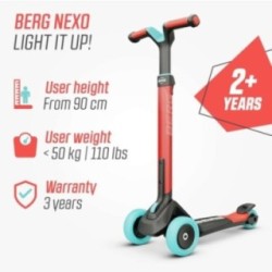 Patinete BERG Nexo Rojo