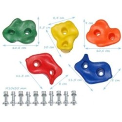 Piedras de escalada de colores (5 ud)