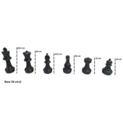 Peças de Xadrez Gigante