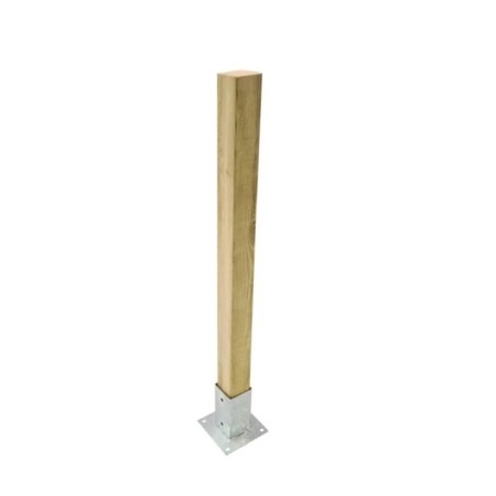 Pilar de madera de 68x68 mm para las vallas MASGAMES
