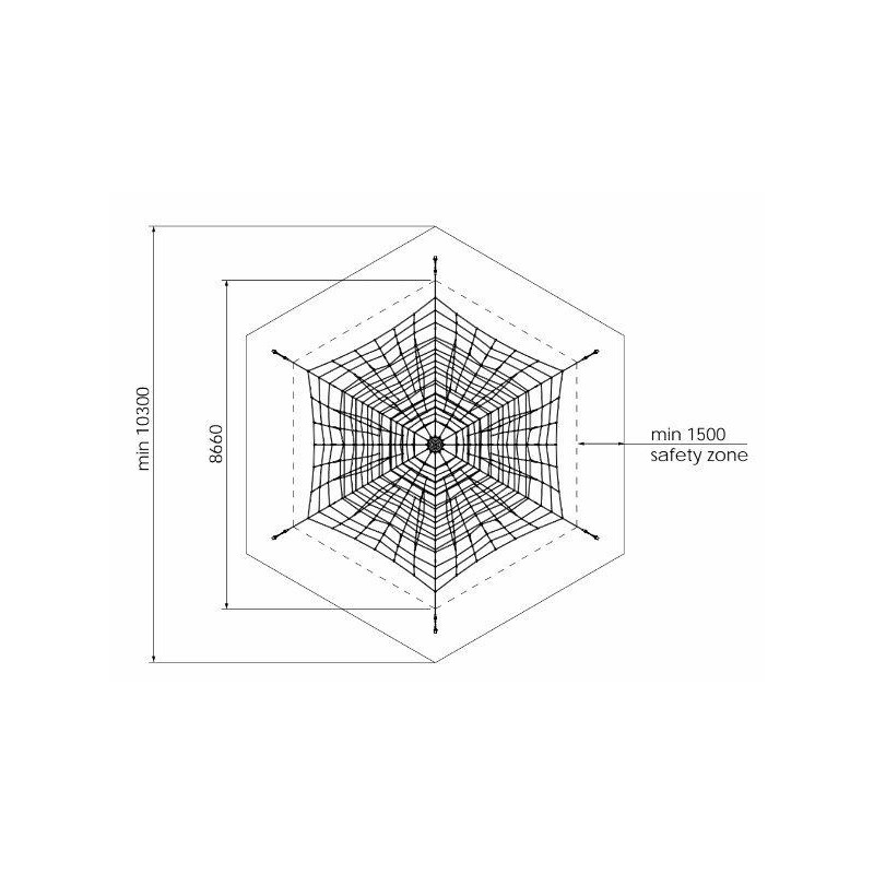 Pirámide de cuerdas Cholula (5,5 m)