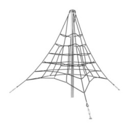 Pirâmide de corda de Tikal com três lados (2,7 m)