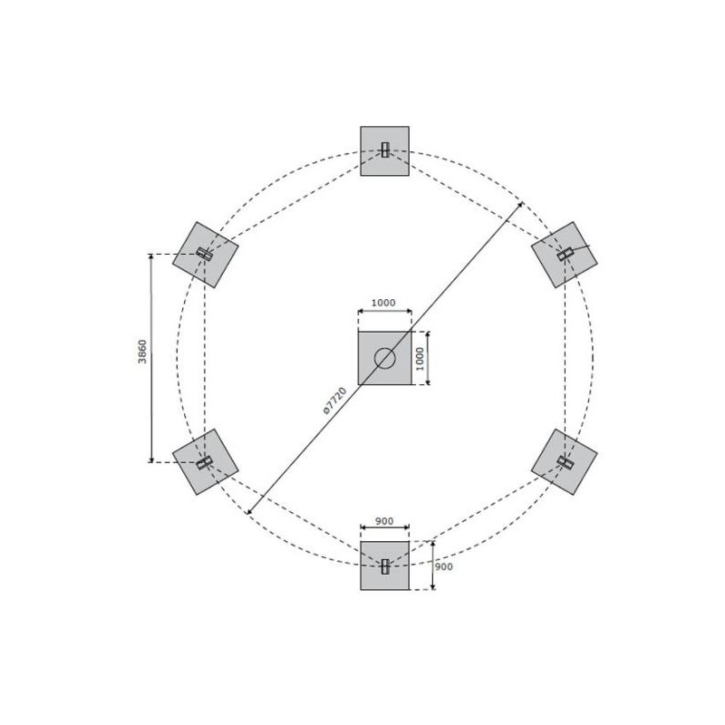 Pirámide Luxor (4,5 m)