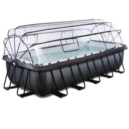 Piscina Ametista 540 Black com cúpula e água quente