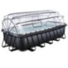 Piscina Ametista 540 Black com cúpula e água quente