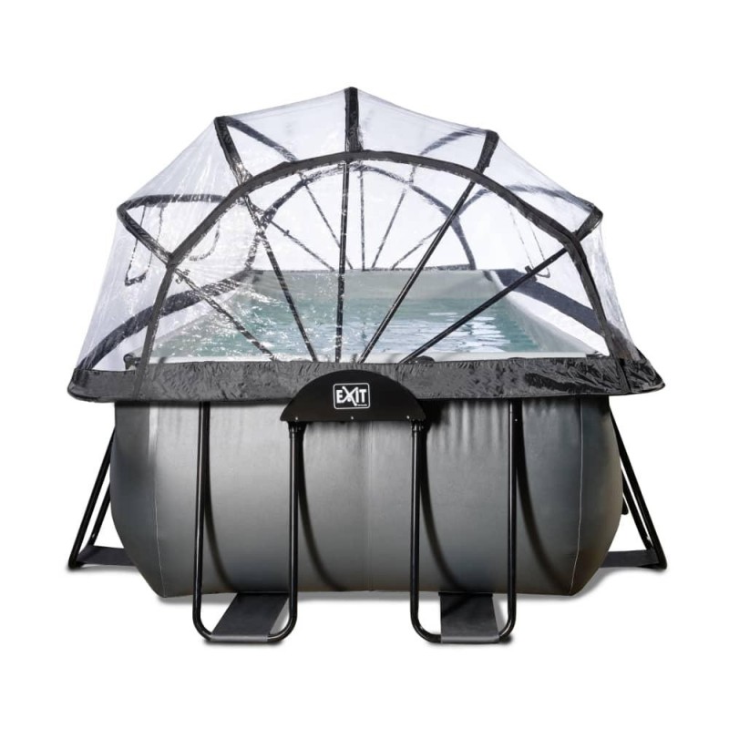 Piscina Ametista 540 Black com cúpula e água quente